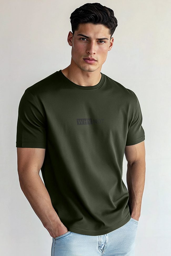 Why Not, T-Shirt σε Χακί Χρώμα