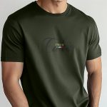 Calcio Noir, T-Shirt σε Χακί Χρώμα