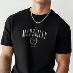 Marseille, T-Shirt σε Μαύρο Χρώμα