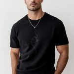 Abstract Face, T-Shirt σε Μαύρο Χρώμα
