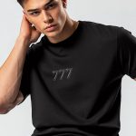 777 All In, T-Shirt σε Μαύρο Χρώμα