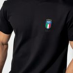 Calcio Vintage, T-Shirt σε Μαύρο Χρώμα