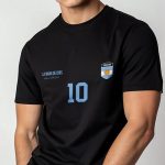 Argentina 10, T-Shirt σε Μαύρο Χρώμα