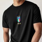 Calcio, T-Shirt σε Μαύρο Χρώμα