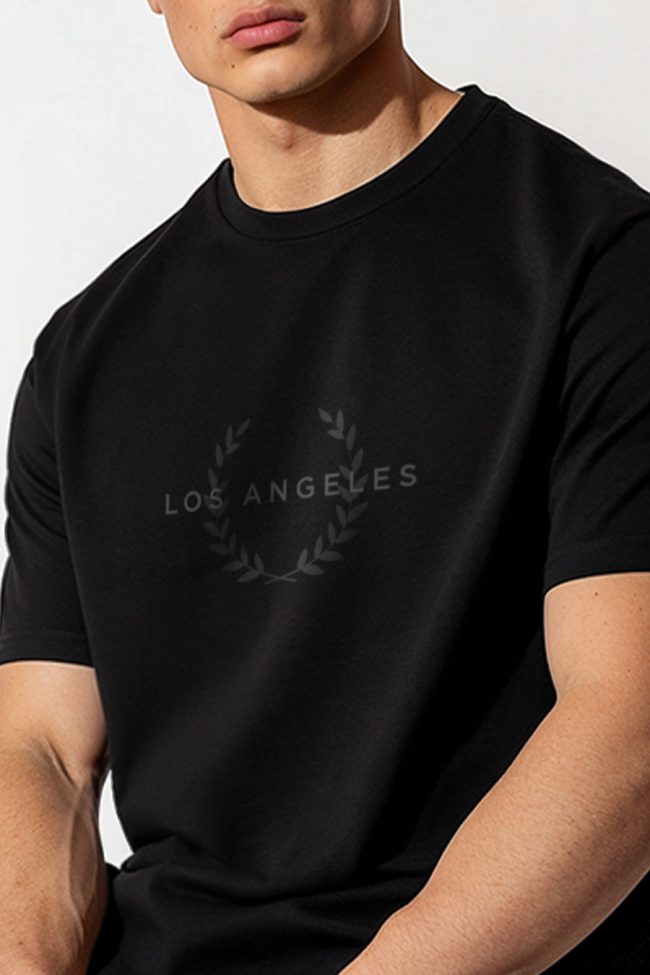 Los Angeles Winners, T-Shirt σε Μαύρο Χρώμα