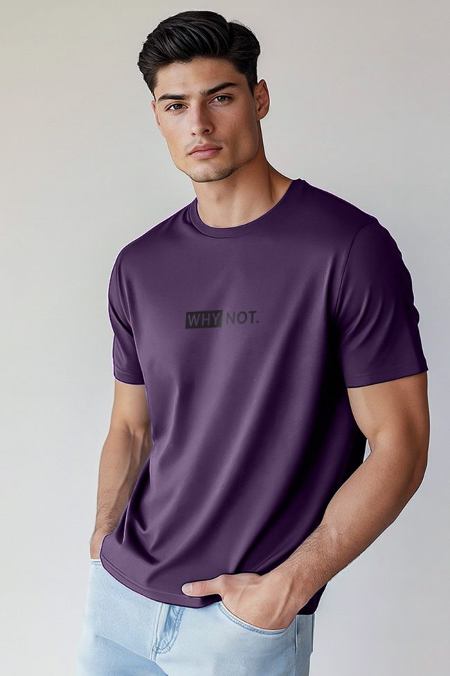 Why Not, T-Shirt σε Μωβ Χρώμα