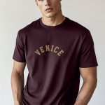 Venice, T-Shirt σε Μπορντώ Χρώμα
