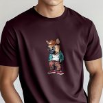 Always Chill Frenchy, T-Shirt σε Μπορντώ Χρώμα