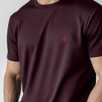 Anchor Logo, T-Shirt σε Μπορντώ Χρώμα