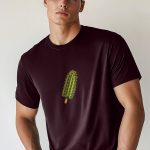 Frosty Cactus, T-Shirt σε Μπορντώ Χρώμα