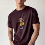 Old Days Woofy, T-Shirt σε Μπορντώ Χρώμα