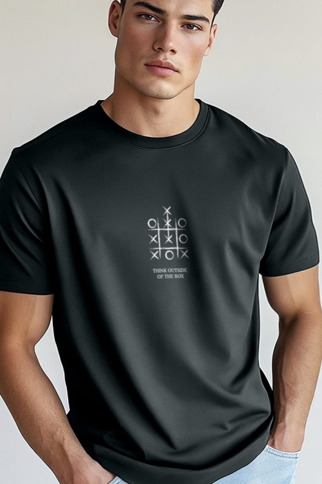 Think Outside The Box, T-Shirt σε Iron Grey Χρώμα