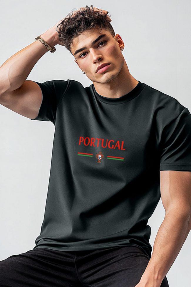Portugal, T-Shirt σε Iron Grey Χρώμα