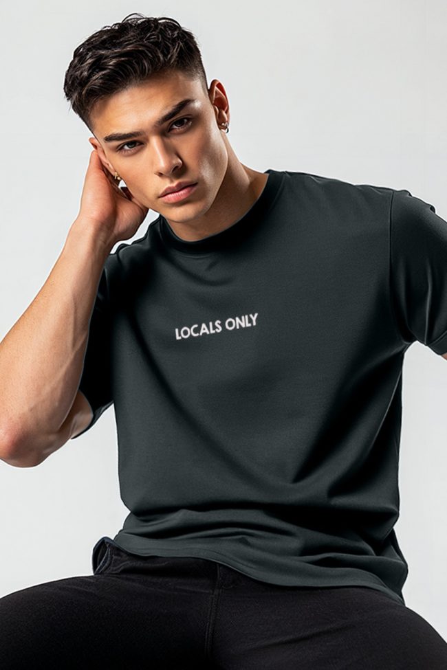 Locals Only, T-Shirt σε Iron Grey Χρώμα