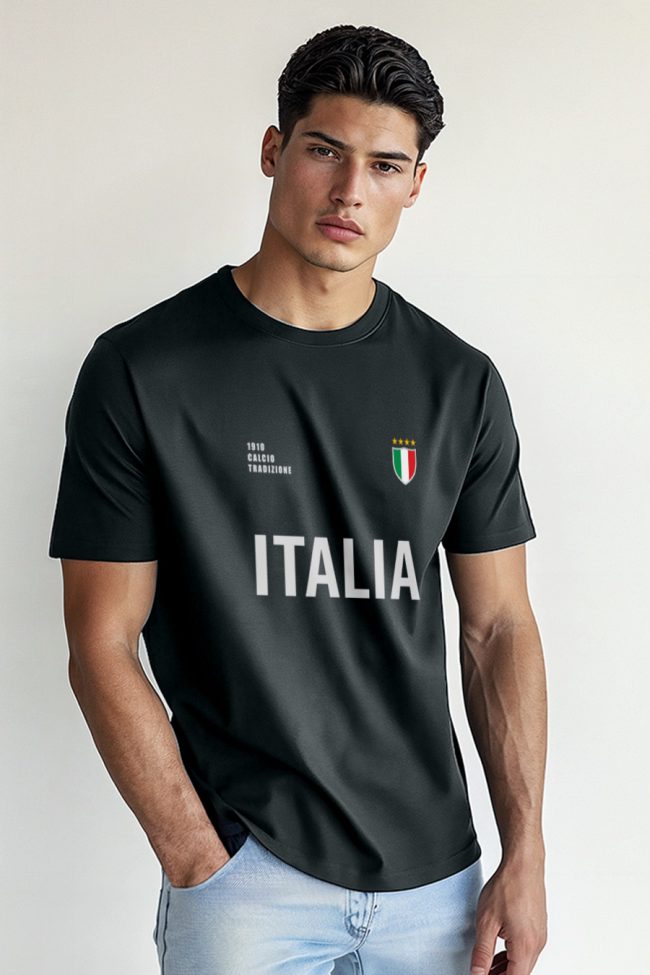 Italia Bold, T-Shirt σε Iron Grey Χρώμα