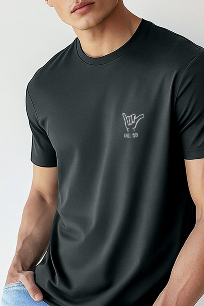 Chill, T-Shirt σε Iron Grey Χρώμα