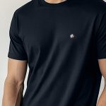 Panda Textured, T-Shirt σε Μπλε Χρώμα