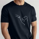 Dog High Five, T-Shirt σε Μπλε Χρώμα