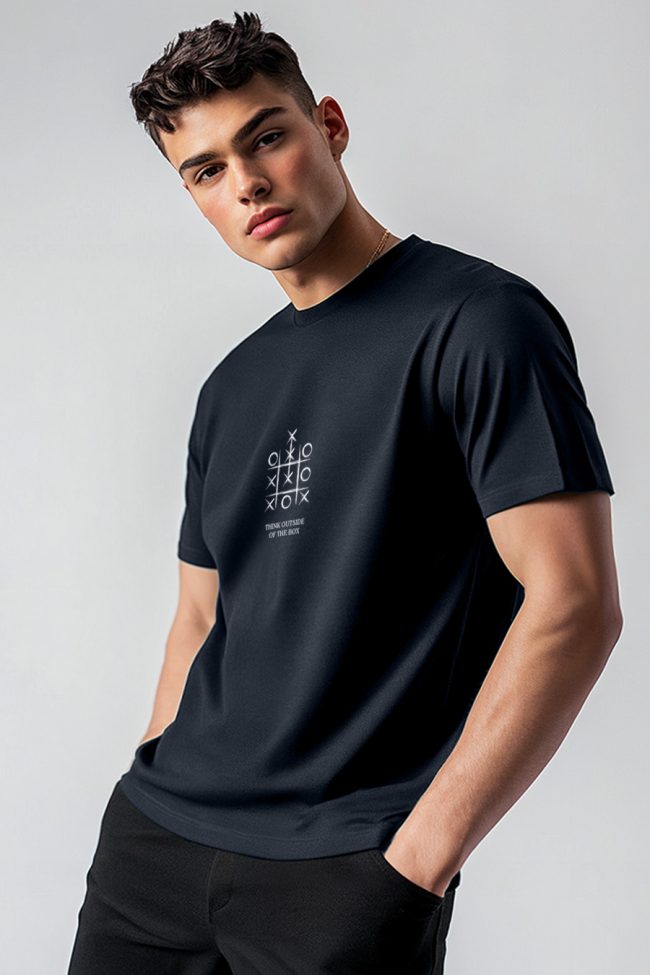 Think Outside The Box, T-Shirt σε Μπλε Χρώμα