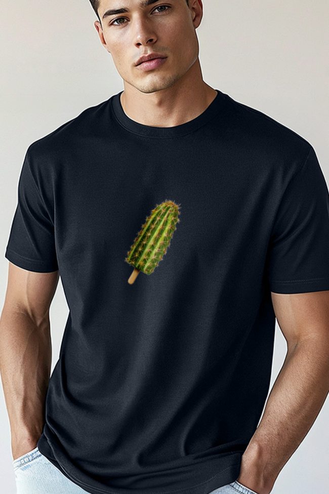 Frosty Cactus, T-Shirt σε Μπλε Χρώμα