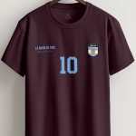 Argentina 10, T-Shirt σε Μπορντώ Χρώμα