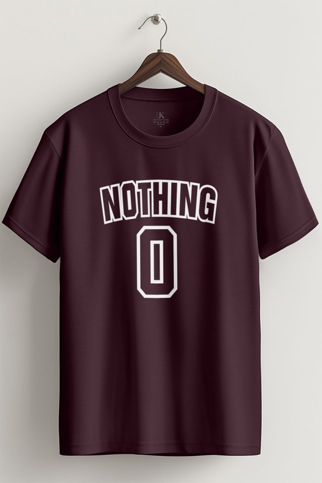 Nothing 0, T-Shirt σε Μπορντώ Χρώμα