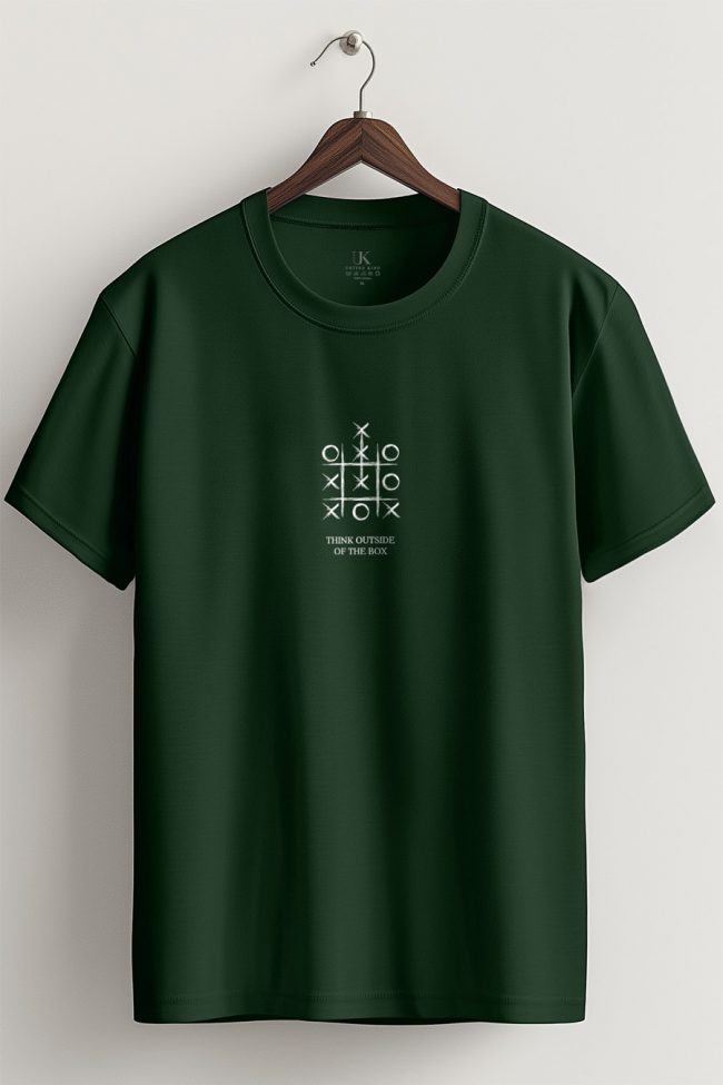 Think Outside The Box, T-Shirt σε Πράσινο Χρώμα