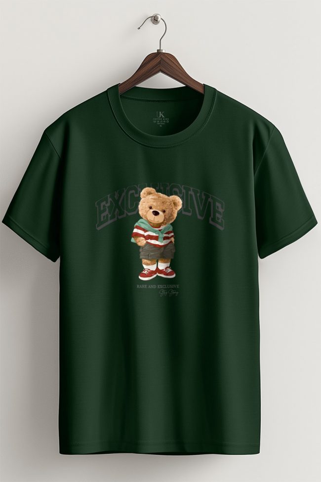 Exclusive Teddy, T-Shirt σε Πράσινο Χρώμα