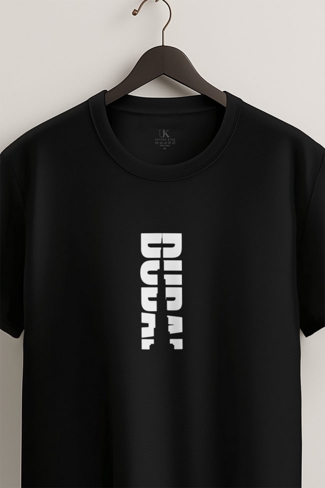 Dubai, T-Shirt σε Μαύρο Χρώμα