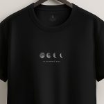 To The Moon And Back, T-Shirt σε Μαύρο Χρώμα