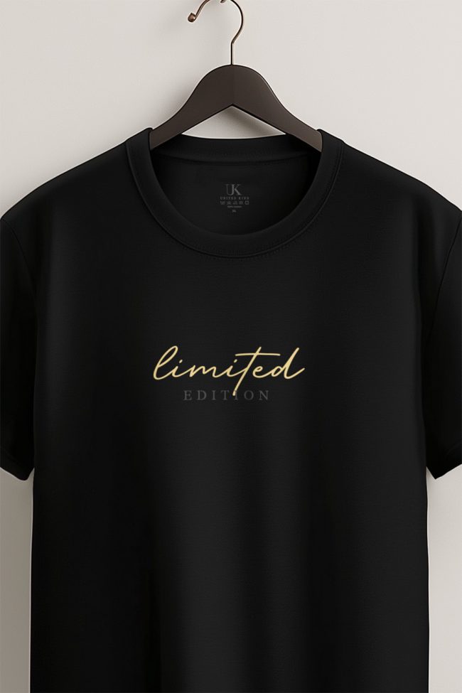 Limited Edition, T-Shirt σε Μαύρο Χρώμα