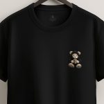 Teddy Cozy Mode, T-Shirt σε Μαύρο Χρώμα