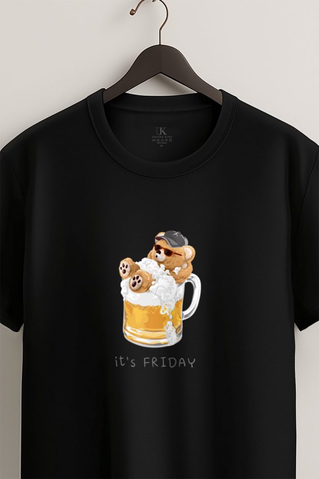 Casual Friday Teddy, T-Shirt σε Μαύρο Χρώμα