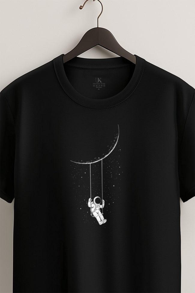 Celestial Playground, T-Shirt σε Μαύρο Χρώμα