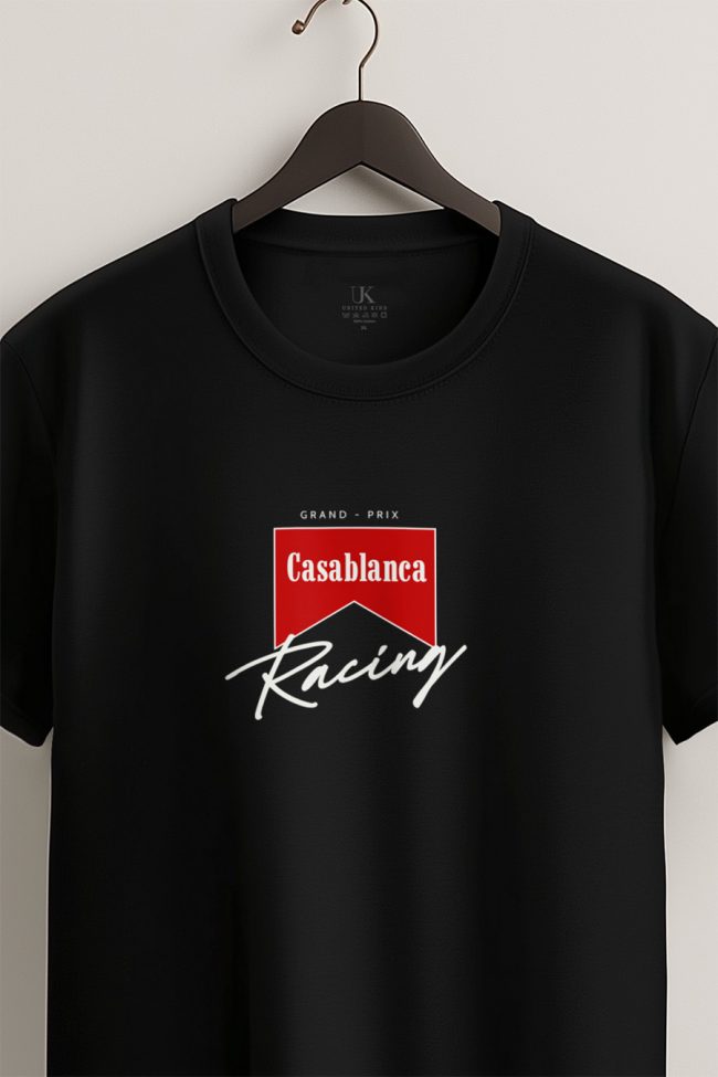 Casablanca Racing, T-Shirt σε Μαύρο Χρώμα