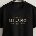 Milano Limited Edition, T-Shirt σε Μαύρο Χρώμα