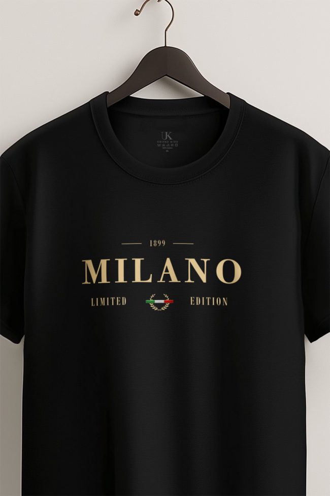 Milano Limited Edition, T-Shirt σε Μαύρο Χρώμα