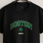 Boston Legacy, T-Shirt σε Μαύρο Χρώμα