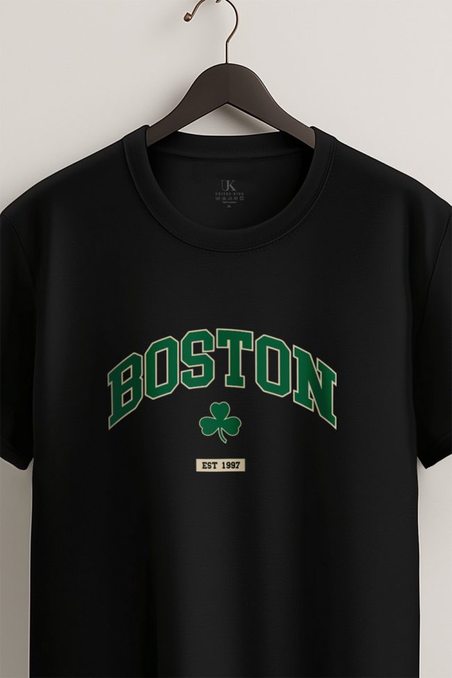 Boston Legacy, T-Shirt σε Μαύρο Χρώμα