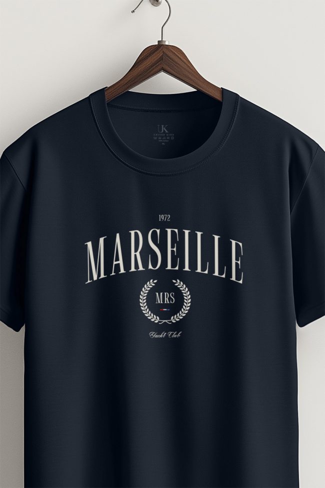 Marseille, T-Shirt σε Μπλε Χρώμα