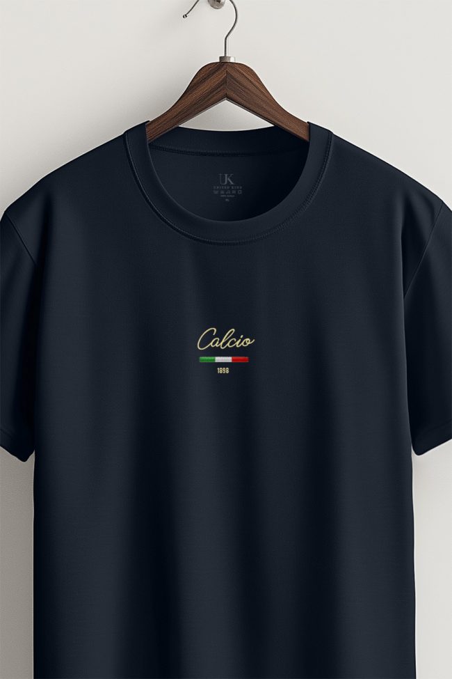 Golden Calcio Italian Stripe, T-Shirt σε Μπλε Χρώμα