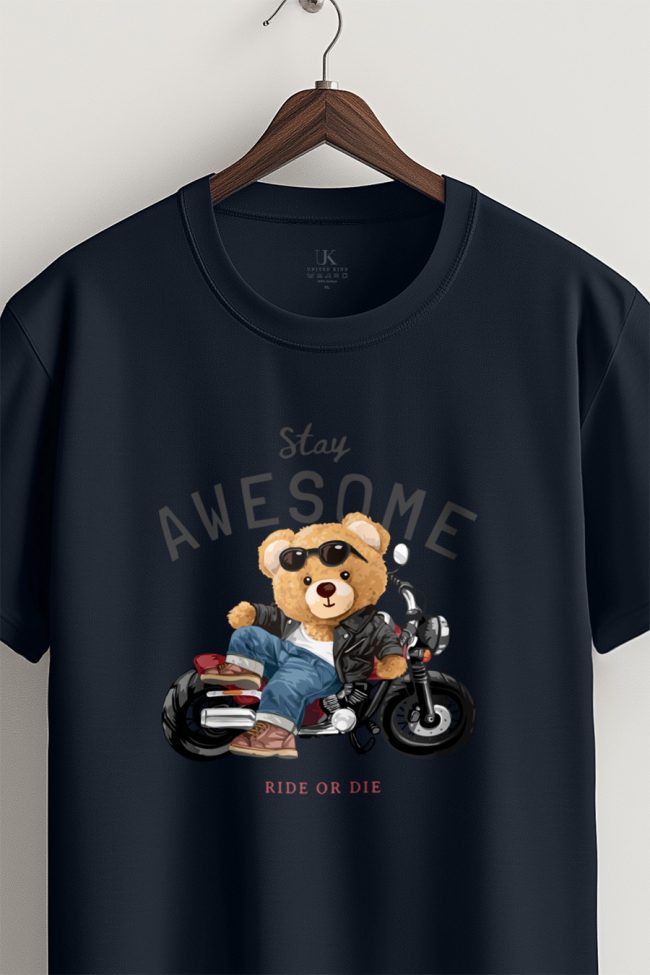 Ride Or Die Teddy, T-Shirt σε Μπλε Χρώμα