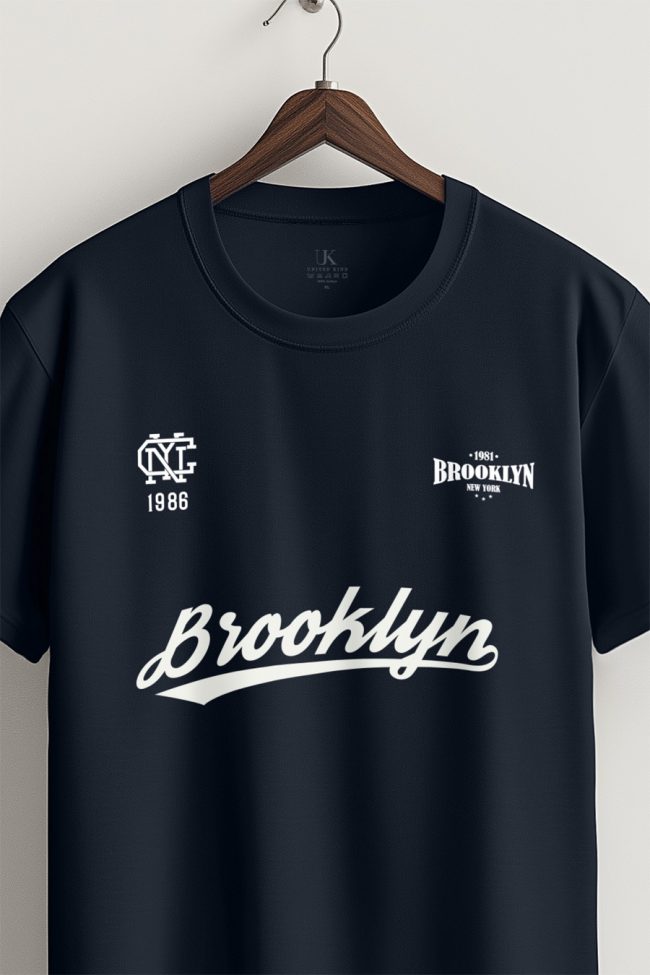 Brooklyn 1986, T-Shirt σε Μπλε Χρώμα