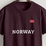 Norway, T-Shirt σε Μπορντώ Χρώμα