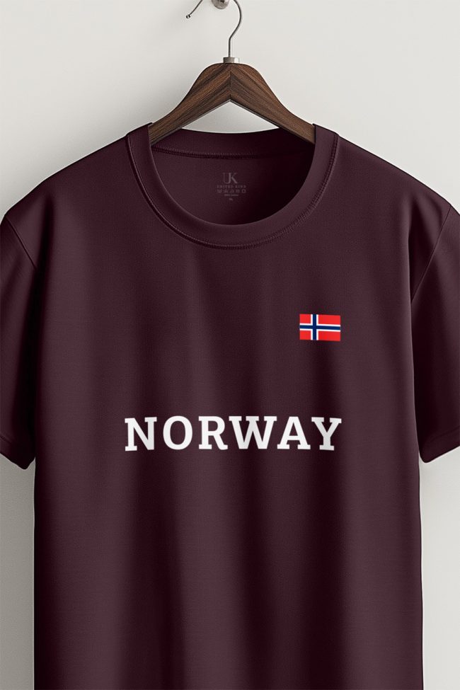 Norway, T-Shirt σε Μπορντώ Χρώμα