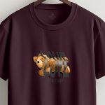Love Is A Trap Teddy, T-Shirt σε Μπορντώ Χρώμα