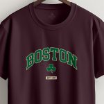 Boston Legacy, T-Shirt σε Μπορντώ Χρώμα