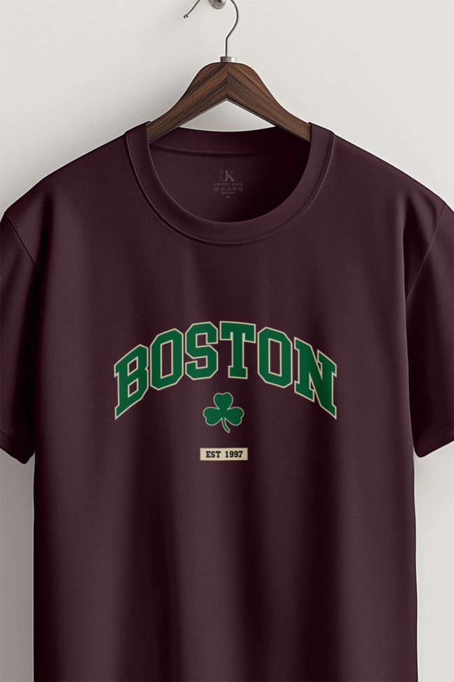 Boston Legacy, T-Shirt σε Μπορντώ Χρώμα
