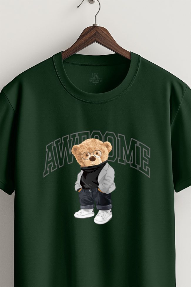 Stunner Teddy, T-Shirt σε Πράσινο Χρώμα