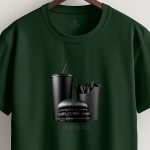 Total Black Mood, T-Shirt σε Πράσινο Χρώμα